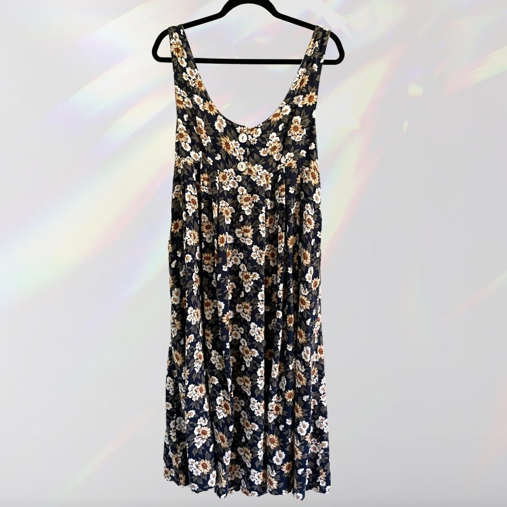 Sag Harbour Floral 90s Jumper Dress